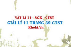 Giải Vật lí 11 trang 42 Chân trời Sáng tạo